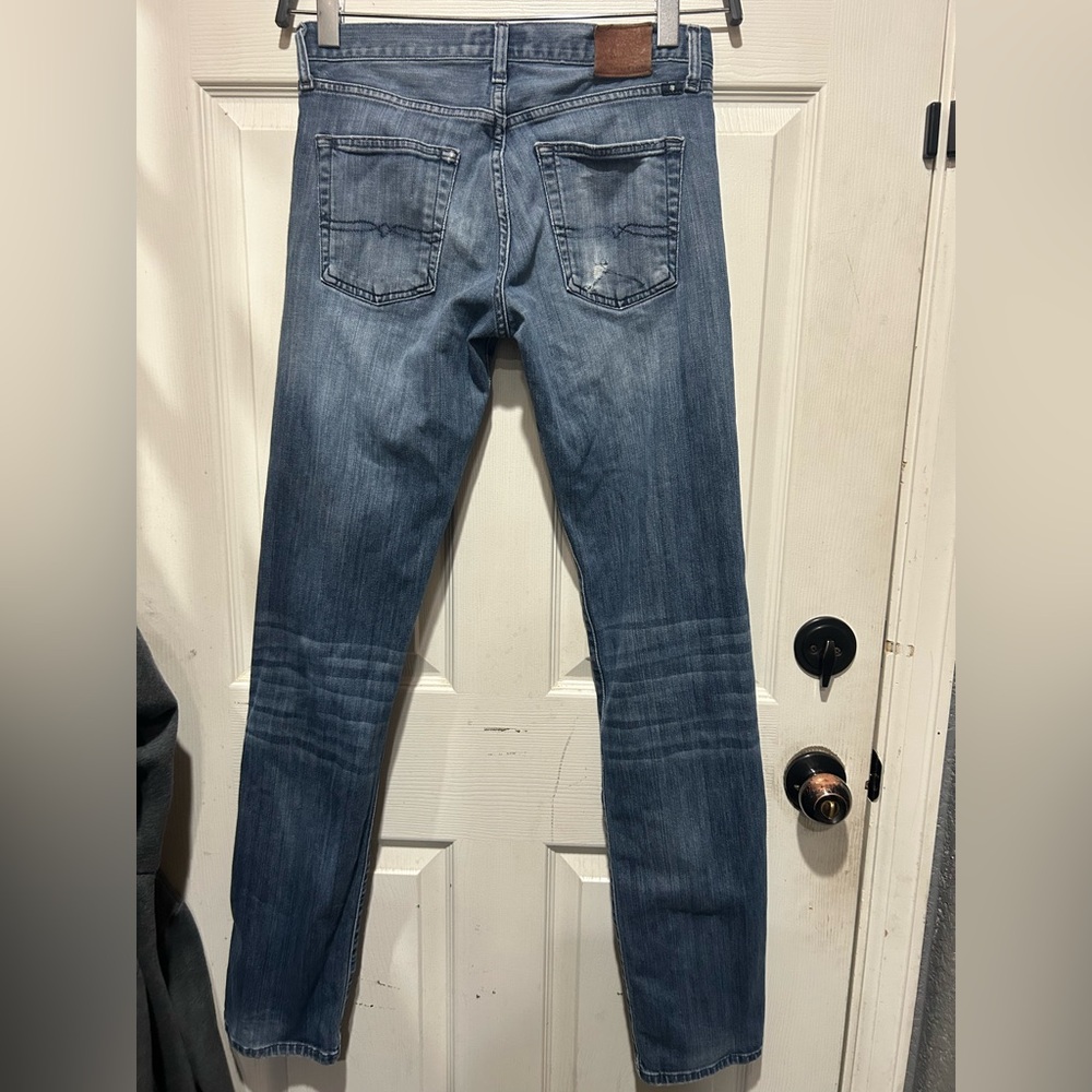 Lucky Brand blue jeans with a cool design 28/29 (no tag) #denim